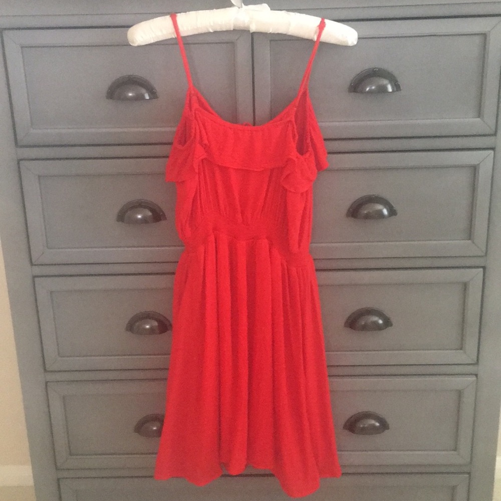 BRIGHT RED DRESS - Picture 4 of 4
